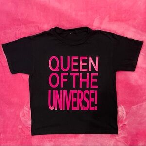 Black 'Queen of the Universe' T-Shirt
